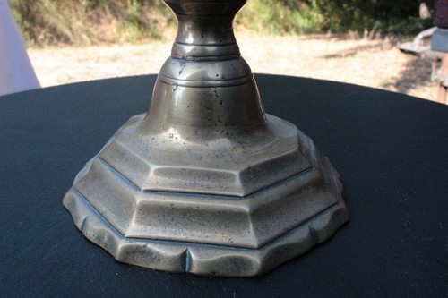 Flambeau Louis XIV Bronze Chandelier Candleholder XVIII ème siècle - Imagen 2 de 3