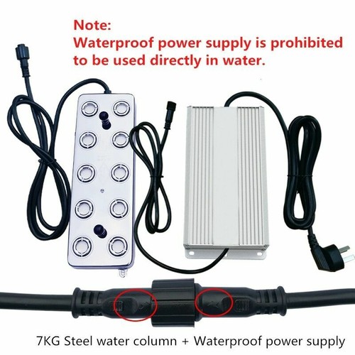 10 Head Ultrasonic Mist Maker Fogger 7kg/h Air Humidifier with 350W Power supply - Picture 2 of 9