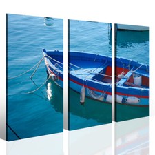 Quadro Gozzo amalfitano stampa su tela immagine foto barca arredamento pescheria