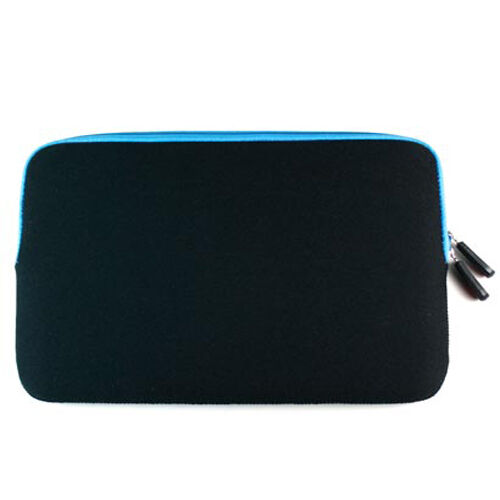 Neoprene Sleeve Case Cover for Lenovo IdeaPad A2107 7" - Black Blue - Picture 2 of 3