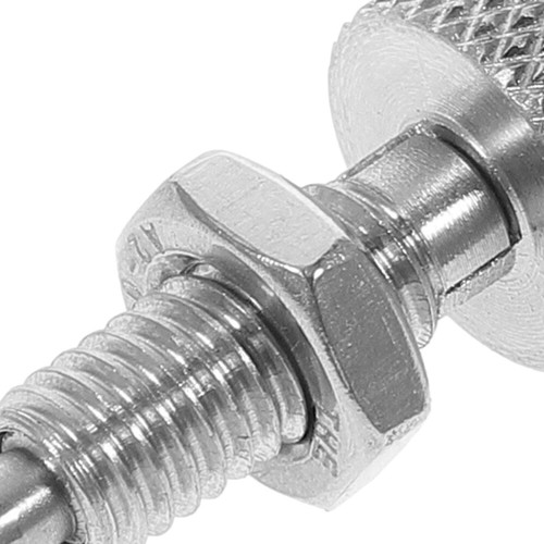 2pz Tuffatore a Molla Retrattile Acciaio Inox Indicizzazione Tuffatore Bloccaggio - Foto 10 di 11