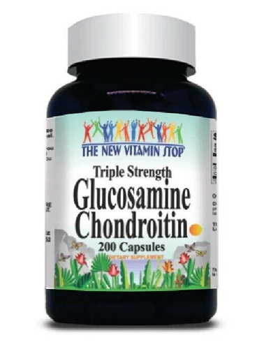 Triple Strength Glucosamin Chondroitin 1350mg Gelenk Gesundheit Unterstützung 200 Kapseln - Bild 1 von 2