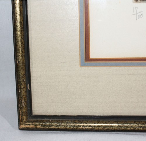 GEORGE CRIONAS HAND COLORED SIGNED & NUMBERED PRINT "MIME" PROFESSIONALLY FRAMED - Picture 4 of 8
