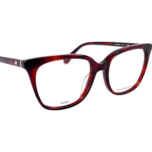 Kate Spade Alessandra Womens Plastic Eyeglass Frame 086 Havana 51-17 - Picture 5 of 5