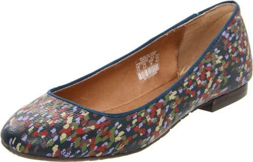 NEW Fossil Women's Saxon Leather Flat, BLUE MULTI SIZE 8                 (T0917) - Picture 5 of 8