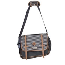 Columbia Sunshine Springs Messenger Padded Diaper Bag Gray Unisex Flaw-Read 