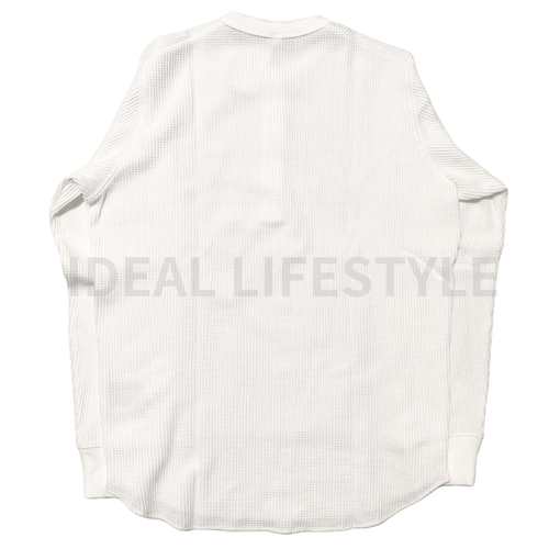 Camiseta UNIQLO Waffle Henley Cuello Manga Larga S-4XL Dobladillo Redondo Hombres 479784 Nueva con Etiquetas - Imagen 22 de 27