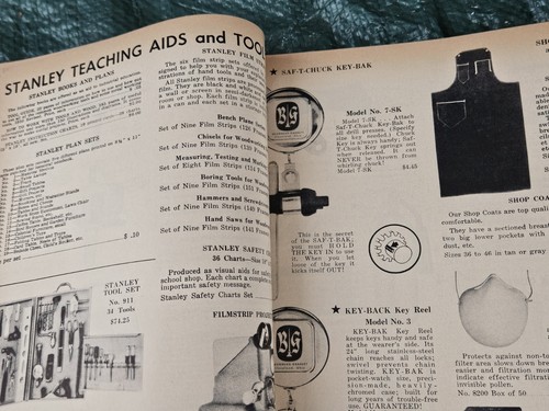 Broadhead Garrett Industrial Catalog ASBESTOS Gloves Sheets High School Shop - Picture 11 of 14