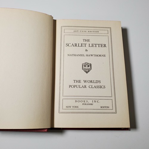Vintage THE SCARLET LETTER By Nathaniel Hawthorne Art-Type Edition - Bild 6 von 12