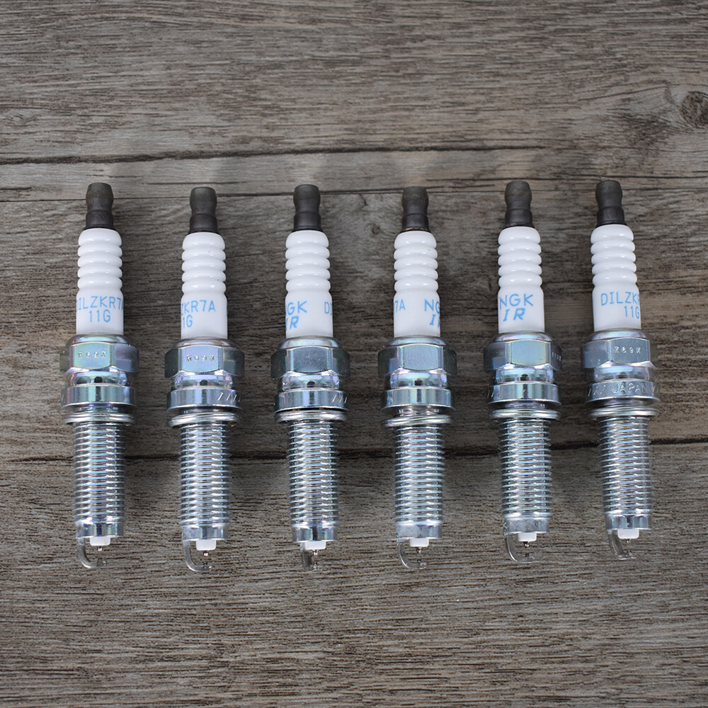6PCS Iridium Spark Plug DILZKR7A11G 12290-R71-L01 For Honda Accord V6 Odyssey TL