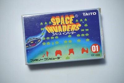 Famicom Space Invaders boxed Japan FC game US Seller