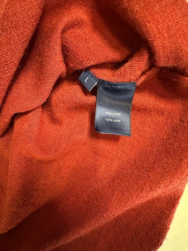 Doncaster Women’s Sleeveless Wool Sweater Top Brick Red 100% Wool Size Large - Picture 4 of 7