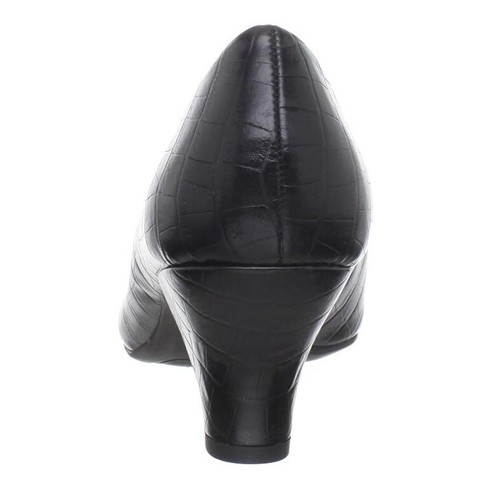 Easy Street Womens 6 M Black Crocodile Faux Leather Heel Pumps NIB ZI3 - Picture 2 of 6