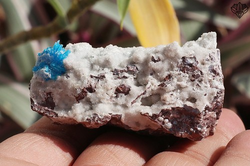 Cavansita deslumbrante con base métrica de heulandita racimo áspero 58 g minerales crudos - Imagen 4 de 6