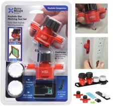 KEYHOLE COMPANION Marking Tool Set– Mount Items with Keyhole Slots W/O MEASURING