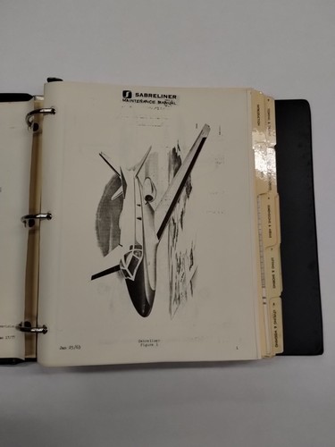 Sabreliner Series 40 & Series 60 Maintenance Manual (4-Volumes) 1978-Original - Picture 3 of 23