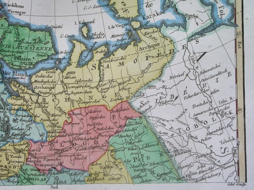 1811 RARE NICE ORIGINAL MAP RUSSIA LATVIA FINLAND ESTONIA PETERSBURG RIGA TALLIN - Picture 3 of 5