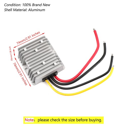 Waterproof DC/DC Converter Regulator 12V Step Up to 24V 15A 360W S8 - Picture 2 of 12