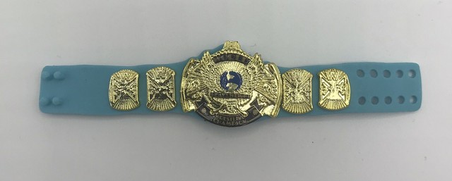 Blue Winged Eagle Championship - Mattel Elite Belt for WWE Wrestling Figures Blue Winged Eagle Championship - Mattel Elite Belt for WWE Wrestling Figures
