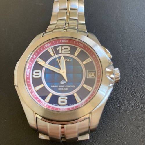SEIKO Ignition BAR Honda F-1 Sato Takuma Model SBHS003 Men's Solar Watch