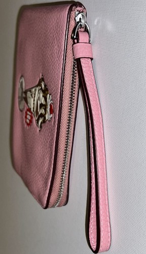 Coach Wallet Wristlet Pink Ice Cream Sundae Cherry Boardwalk Signature NWT - Picture 20 of 24
