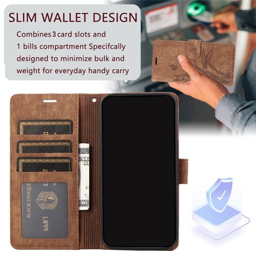 Flip Case Shockproof Leather Wallet Cover For Google Pixel 9 8 7 6 Pro 8A 7A 6A - Bild 59 von 91