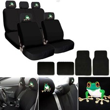For Chevrolet Frog Seat Covers and Floor Mats Set Universal Fit Full Set