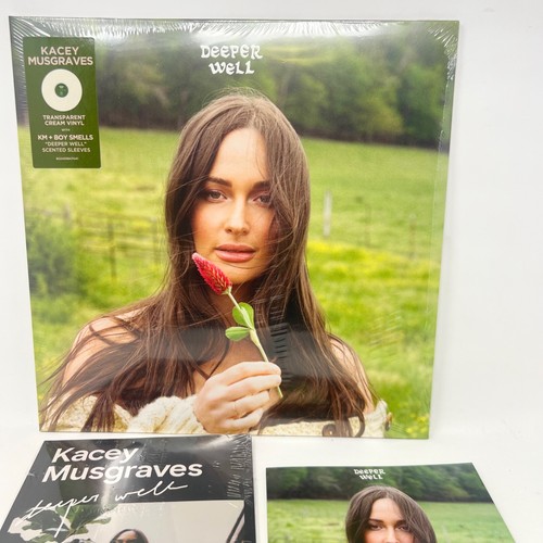 Kacey Musgraves DEEPER WELL LP Cream Colored Vinyl + Booklet PROMO SEALED - Picture 3 of 4