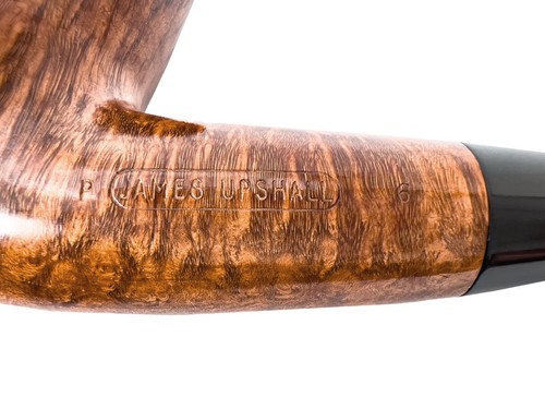 James Upshall P Group 6 Bent Billiard Tilshead England Estate Used Smoking Pipe - Foto 13 di 14