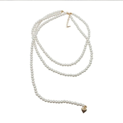 Women Female O-chain Necklace Trendy Beaded Chain Necklace Gift - Picture 3 of 5