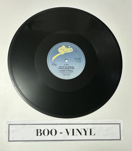 Person To Person- Love On The Rebound- 1985 Vinyl 12” 45 RPM UK Epic Synth-Pop ￼ - Picture 3 of 7