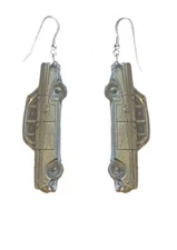 refA20 Taunus Sedan classic car 925 hook drop sterling silver earrings