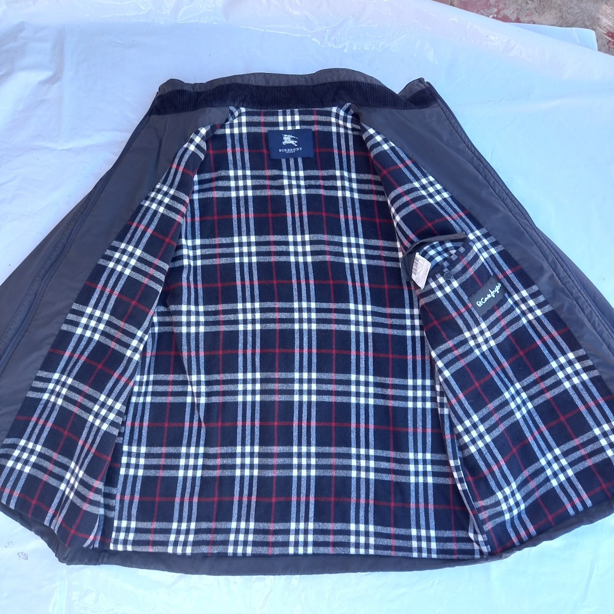 BURBERRY LONDON WINTER Overcoat Jacket Coat Nova Check Wool lined