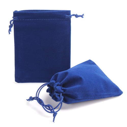 10-PACK VELVET BAGS 4" x 3.5" party favor wedding gift jewelry drawstring pouch - Picture 5 of 25