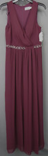 Eliza J Embellished Waist Gown Size 8 # 14A 1526 Blm