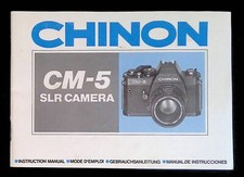 Original Camera Instructions/Manual: Chinon CM-5 35mm SLR