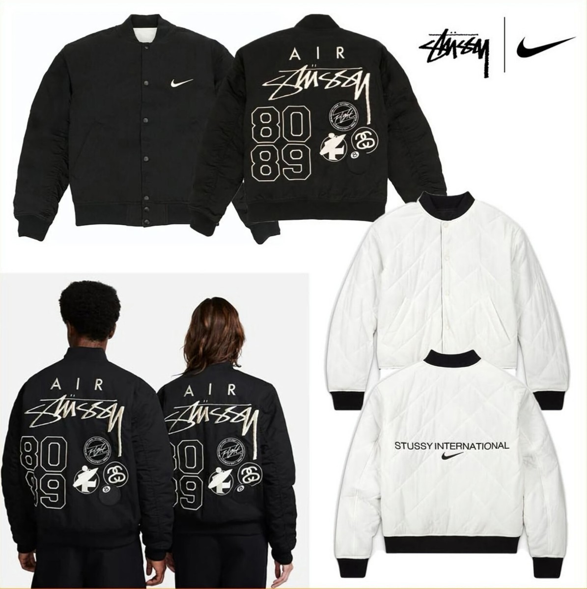 ジャケット・アウター STUSSY NINE RULAZLINE VersityJacket 844 STUSSY NINE RULAZLINE VersityJacket 844