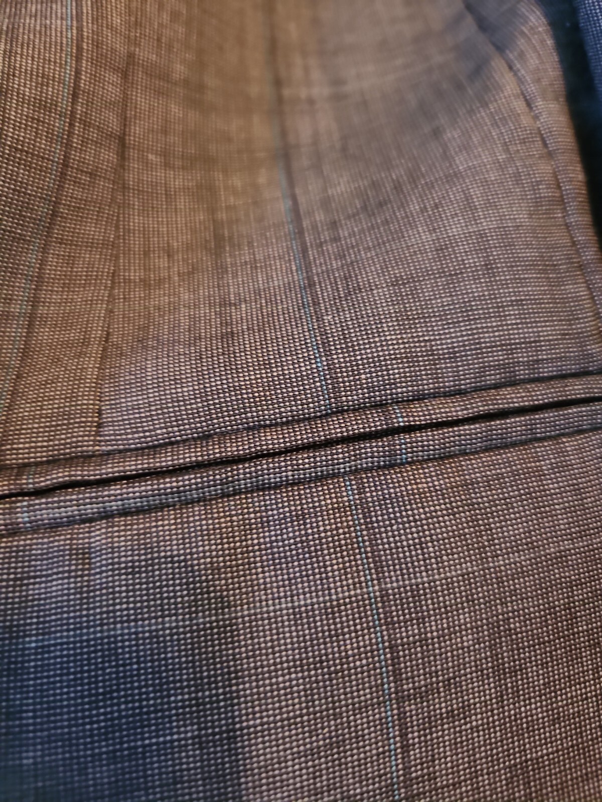 International Passport Mens Sz 54R Gray 2 Pc Suit Windowpane Wool 31x29 Pants - Picture 3 of 15