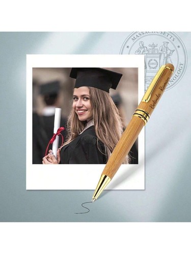 Personalised Custom Engraved Pen & Box Graduation Gift For Best Friend Teacher - Picture 3 of 7
