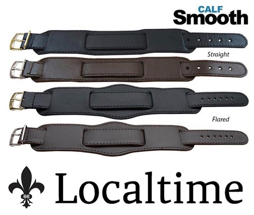 LIQUIDACIÓN Correa de reloj de cuero militar premium recta acampanada o con cubierta - Imagen 8 de 30