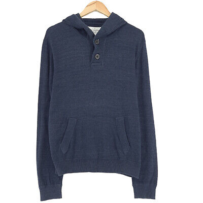 Abercrombie Fitch Blu Felpa con Cappuccio Maglione Uomo Taglia M Media eBay