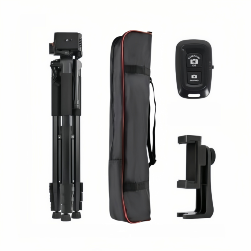 T200D Premium and Adjustable Phone Camera Tripod for Professional Photography - Picture 2 of 12
