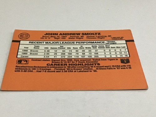 JOHN SMOLTZ Oddball Insert & Regular issue Baseball BRAVES YOU CHOOSE - Picture 235 of 262