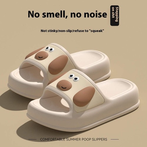 Cute Cartoon Dog Slippers Non-slip Floor Bathroom Slipper Summer Women's House S - Picture 28 of 93