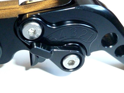 Ducati Monster 1100 209-2013 Long Noir Brake & Clutch Levier Set Route Piste - Picture 9 of 11