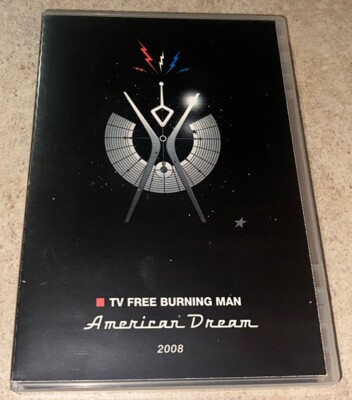 TV Free Burning Man 2008 American Dream DVD Mega Rare OOP