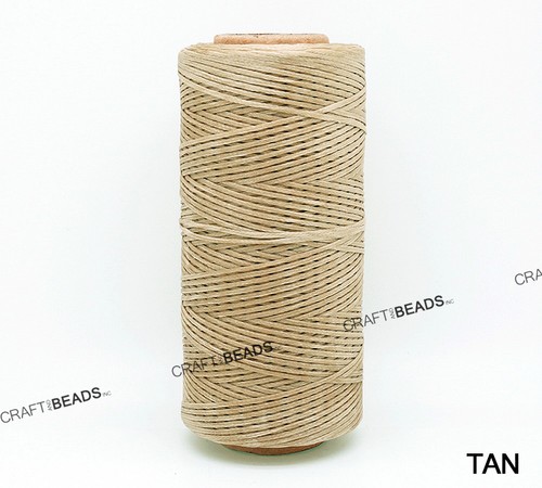 1x0,5MM Flach Geflochten Gewachst Polyester Kordel Auffädeln Faden Basteln Nähen Schnur - Bild 4 von 38