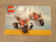 LEGO Creator 5763  Bauanleitung (BA) Buggy ungelocht aus 2011 - gebraucht!