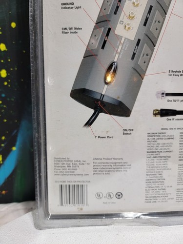 Vintage CyberPower Home Theater Protection 4200 Joules Model 1010 HT - Picture 11 of 14