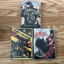 Sons of Anarchy DVD Season One Two And Three Tested Excellent Condition